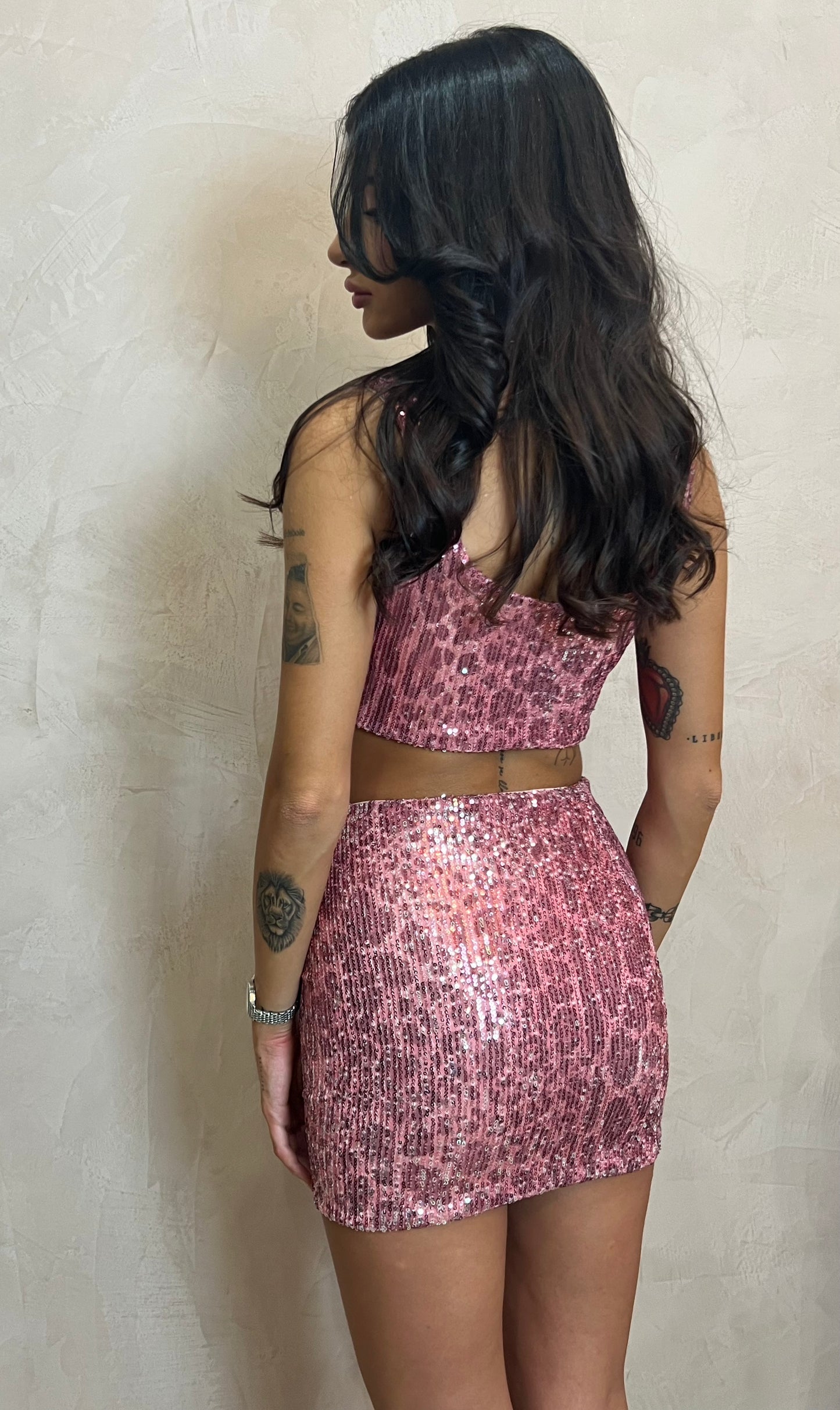 COMPLETO PINK LEOPARD