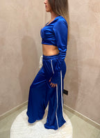 COORD SET BLU VELVET SET